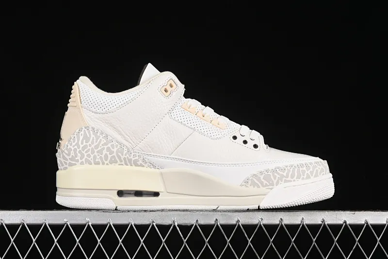 All categories Air Jordan Jordan series basketball shoes Air Jordan 3 Travis Scott x Air Jordan 3 Retro "Cactus Jack" AJ3 Joe 3 joint cream off-white barb basketball shoes 136064-668